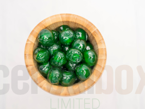Glazed Green Cherries